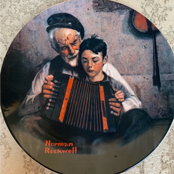 Norman Rockwell plate - Picture 2 of 5